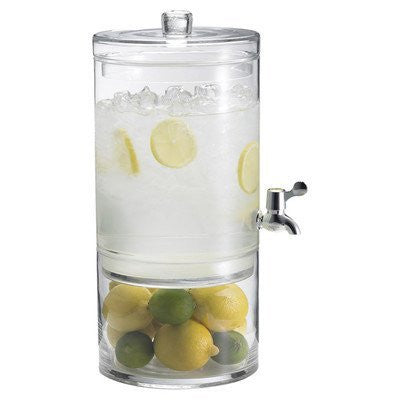 2-PART BEVERAGE SERVER W/LID, 2 GALLONS, 18" H
