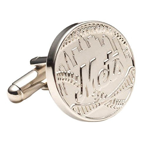 Silver Edition NY Mets Cufflinks
