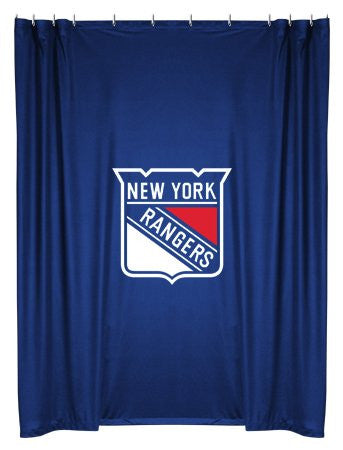 SHOWER CURTAIN New York Rangers - Color Bright Blue - Size 72x72