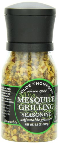 Disposable Grinders, Mesquite Grilling Seasoning, 6.6 oz