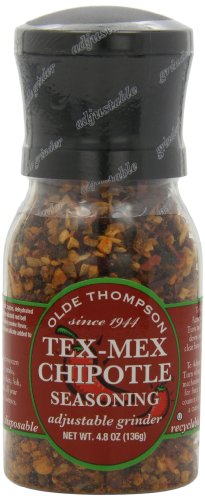 Disposable Grinders, Tex-Mex Chipotle Seasoning, 4.8 oz