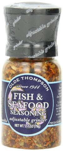 Fish and Seafood Seasoning, 2.7oz Disposable Mini Grinders