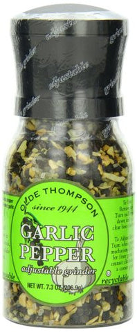 Disposable Grinders, Garlic Pepper, 7.3 oz