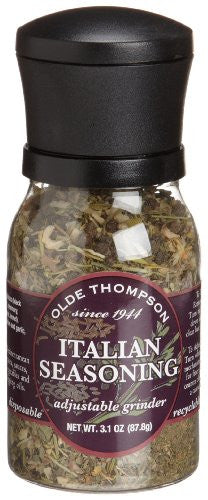 Disposable Grinders, Italian Seasoning, 3.1 oz