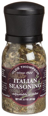 Disposable Grinders, Italian Seasoning, 3.1 oz