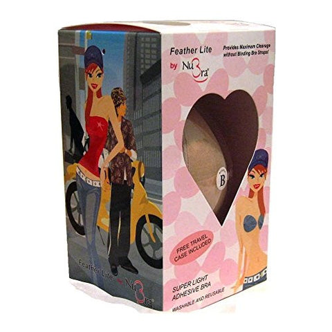 NuBra Featherlite Adhesive Bra Color Nude B Cup