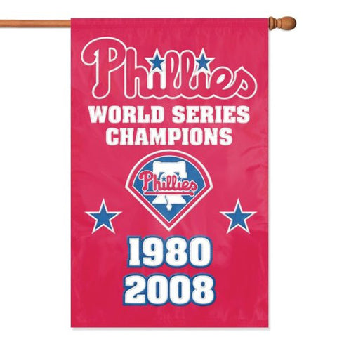 Philadelphia Phillies Applique Banner Flag (44" x 28")