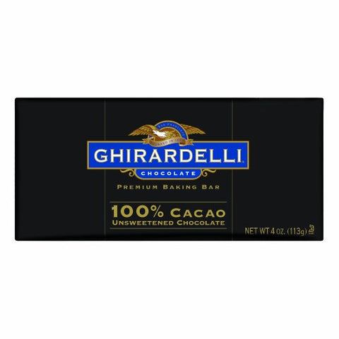 Ghirardelli-Baking Bar Unsweet Choco-4oz