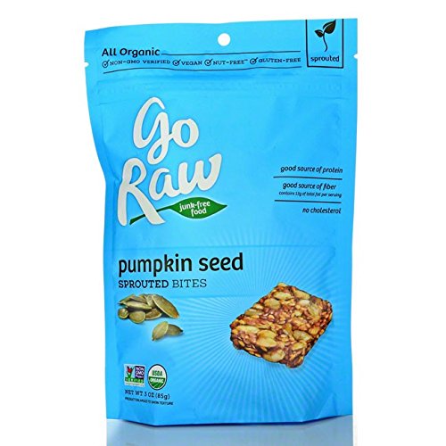 GO RAW Sprouted Bites Pumpkin Seed, 3 oz
