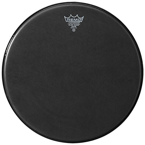 Black Suede Series Snare Side Drumhead, matte black 13-inch