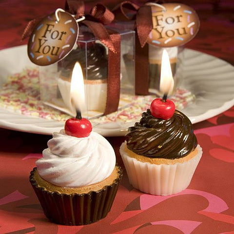 Yummy! Cupcake Candle Favors