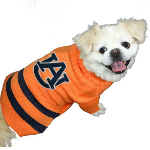 Auburn Tigers Dog Sweater Large