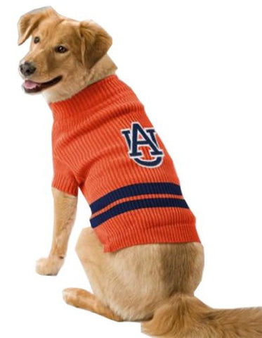 Auburn Tigers Dog Sweater Xtra Small