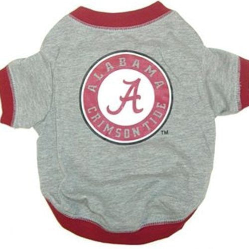 Alabama Crimson Tide Dog Tee Shirt Xtra Small