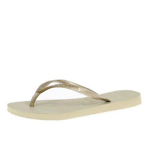 Slim Sandal - Sand Grey/Light Golden, Size 9-10