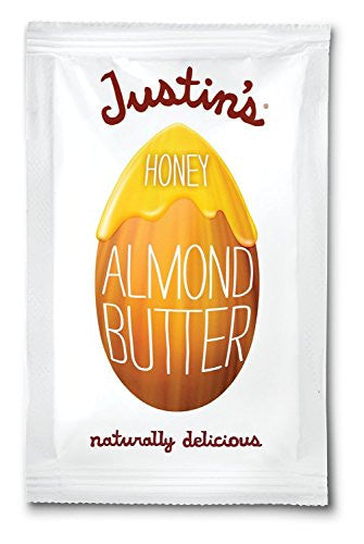 Justins Nut Butter Squeeze Packs, Honey Almond Butter, Natural 1.15 OZ