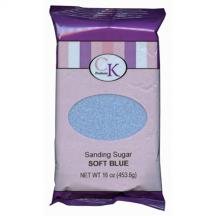 Soft Blue Sanding Sugar, 16 oz