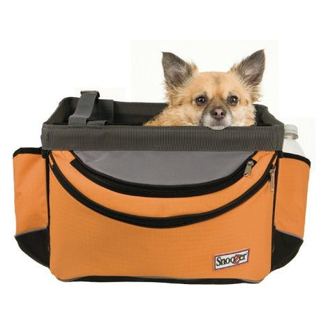 Snoozer Sporty Pet Bike Basket- Orange/Black/Grey