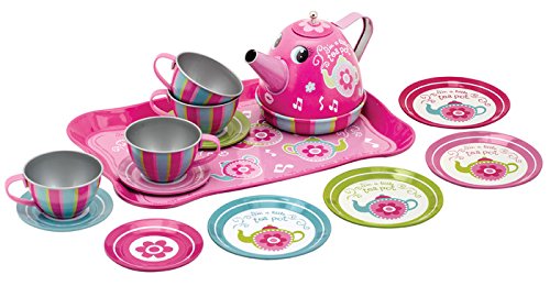 Schylling Toys Musical Tin Tea Set