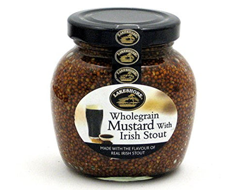 Lakeshore Wholegrain Mustard with Irish Stout 7.2 oz.