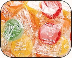 Sunkist, Fruit Gems (Wrapped), 10 LB Bulk