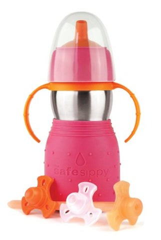 The Safe Sippy 2 2-in-1 Sippy to Straw Bottle
