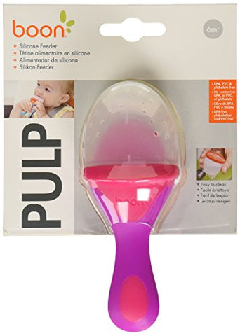 Boon Pulp Silicone Feeder Magenta/Pink, Curved Holes (not in pricelist)