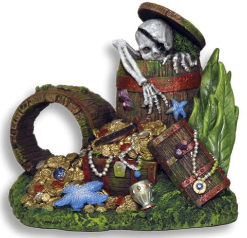 Skeleton Barrel Bubbler 5 x 3.75 x 4