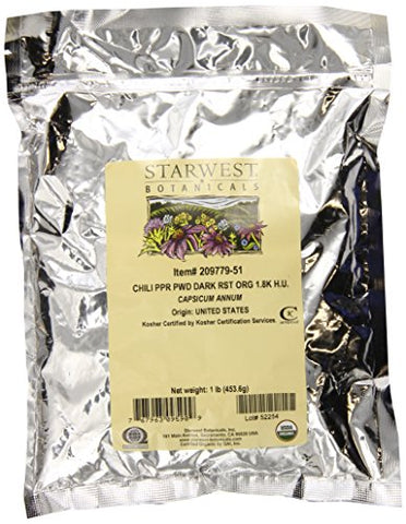 Organic Chili Powder Med, 1 lb
