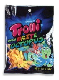 Ferrara Candy Co., Trolli Gummi Sour Brite Octopus 4.25 oz