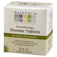 Aura Cacia Shower Tablets, Eucalyptus, 3ct