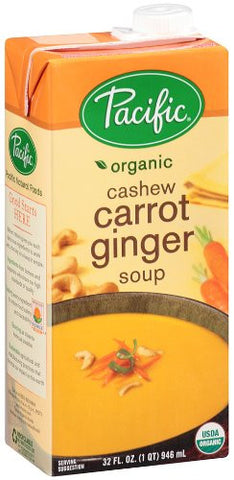 Pacific Cashew Carrot Ginger Soup 32.0 Oz