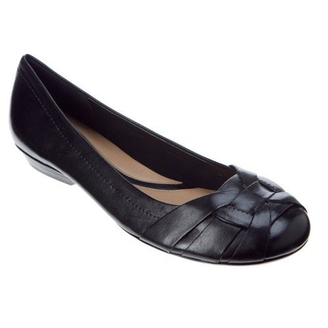 Women's Maude, Black Leather, 6.5 M
