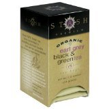 Earl Grey Tea Black & Green, Organic 18 Bags (Pack of 3)