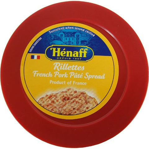 French Brittany Hénaff Pork Rillettes, 127g