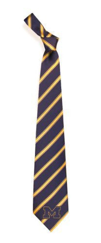 Michigan Wolverines Tie Woven Poly 1