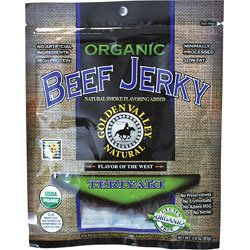 Certified Organic Beef Jerky - Teriyaki, 3 oz (not in pricelist)
