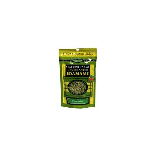 Edamame Dry Roasted Wasabi Flavor, Gluten Free 3.5 OZ (Pack of 12)