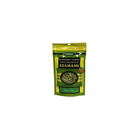 Edamame Dry Roasted Wasabi Flavor, Gluten Free 3.5 OZ (Pack of 12)