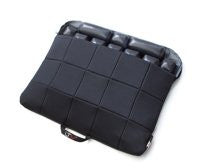 LTV, Black Quilted Fabric, 18" x 16 "