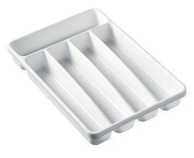 Cutlery Tray White 12.9"x9"x1.8"