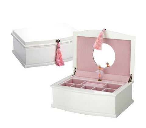 Ballerina musical chest White/Pink JW BX