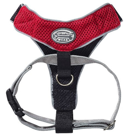 Red/Black V Mesh Harness - Small