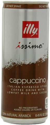 illy issimo Coffee Drink, Cappuccino, 8.45-Ounce Cans (Pack of 12)