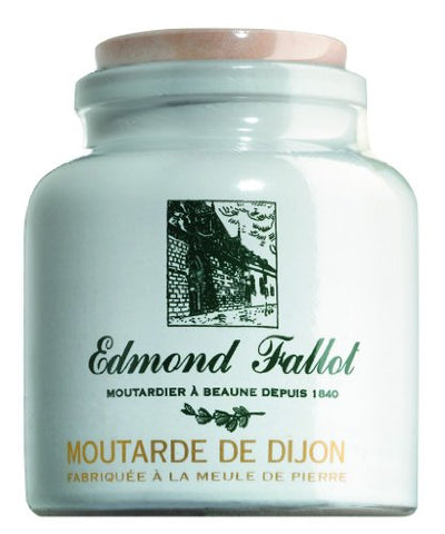 Edmond Fallot Old Fashion Grain Mustard Stone Jar, 9 oz