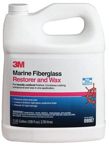 Marine Fiberglass Restorer & Wax Liquid Gallon