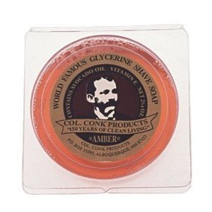 Col. Conk Amber Shave Soap 2.25 oz, USA