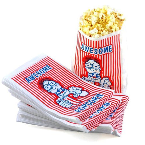 Case of 200 - 2 Ounce Oz Movie Theater Popcorn Bags
