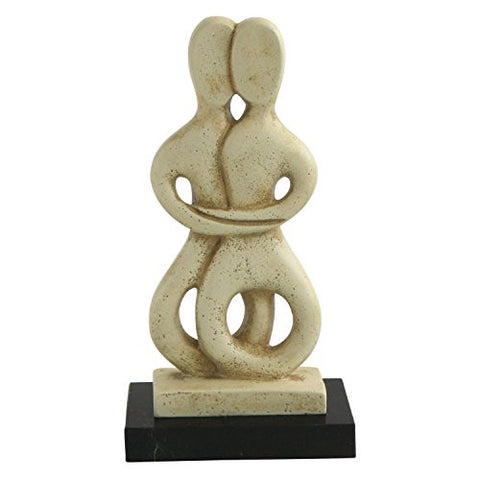 Cycladic Lovers Statue, 8 Inches Tall