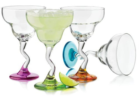 Libbey Colors Margarita Glass Set, 4-Piece
